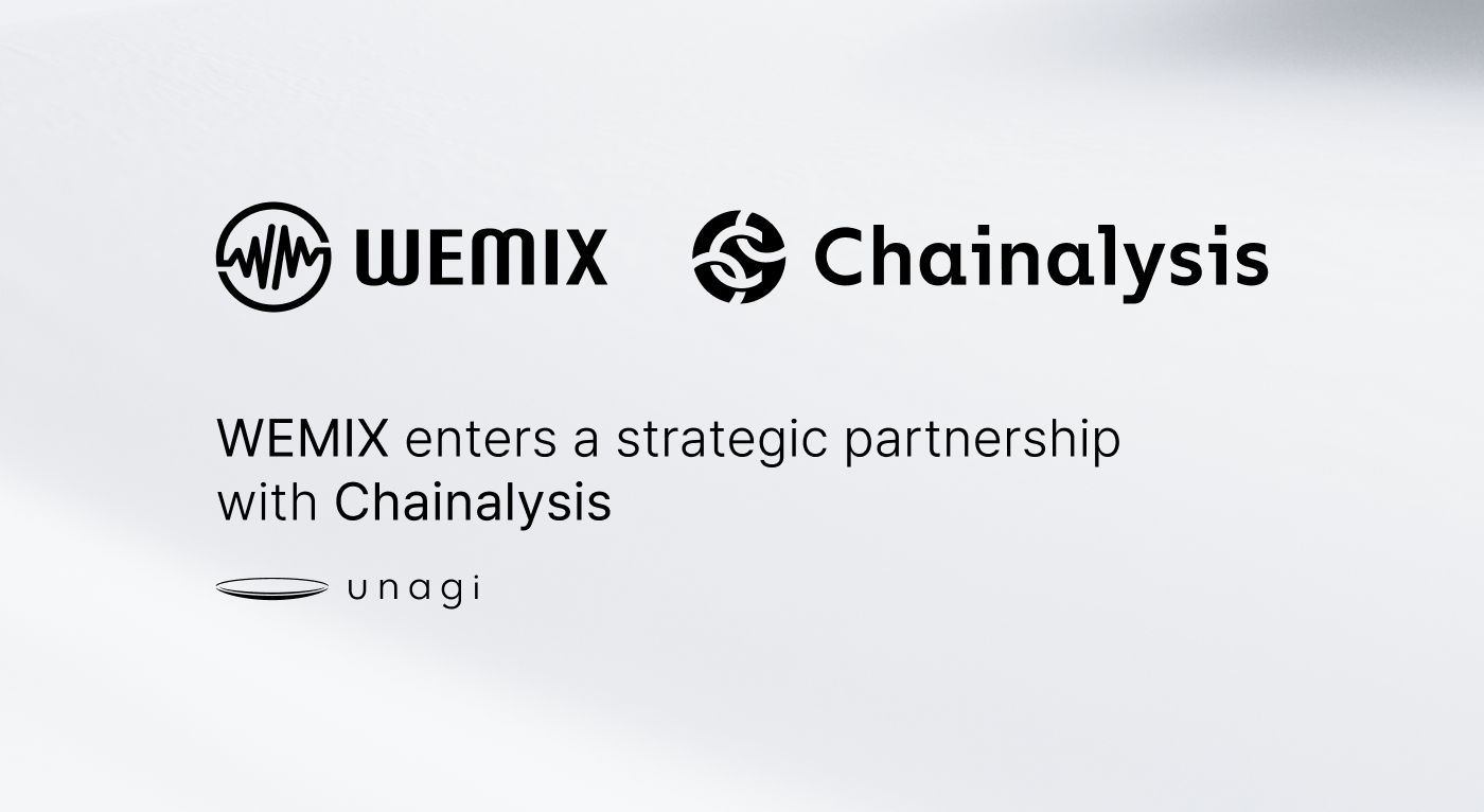 WEMIX enters a strategic partnership with Chainalysis | Articles | News |  WEMIX