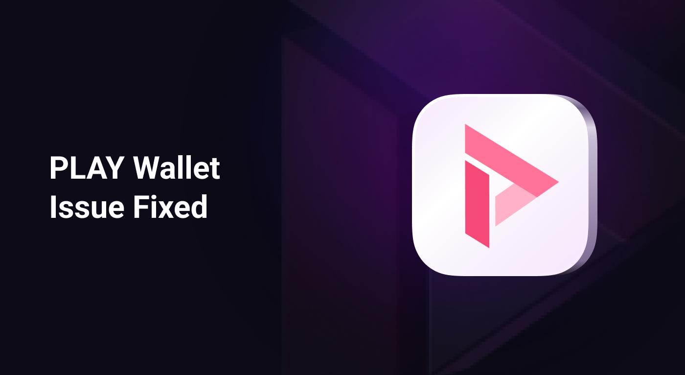 PLAY Wallet QR code scan error hotfixed | Articles | News | WEMIX