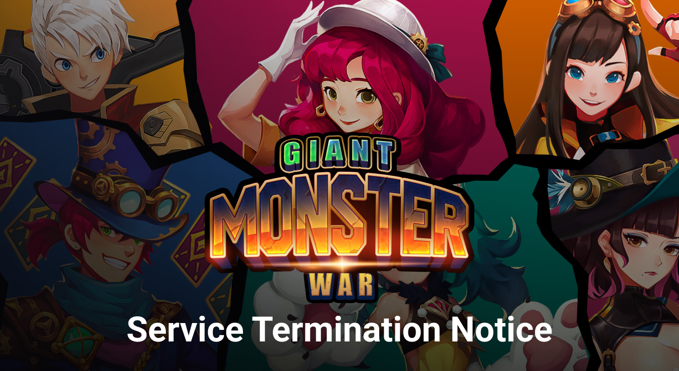 Giant Monster War Service Termination | Articles | Communication | WEMIX